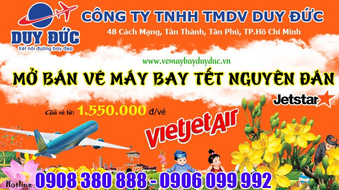 vé máy bay Tết Nguyên Đàn Việt Mỹ