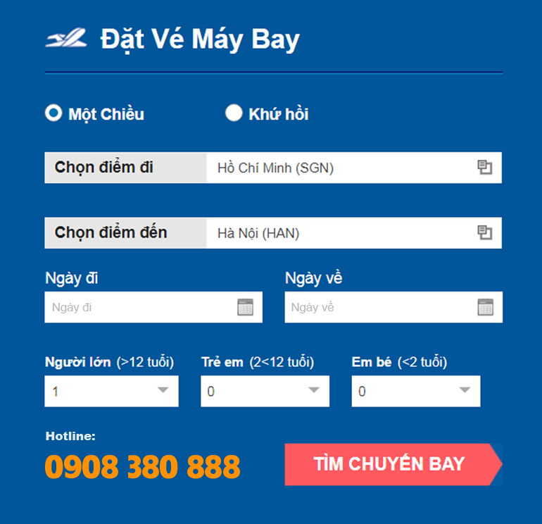 khung tra giá vé máy bay Việt Mỹ