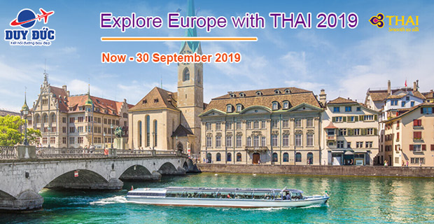Khám phá châu Âu với Thai Airways 2019